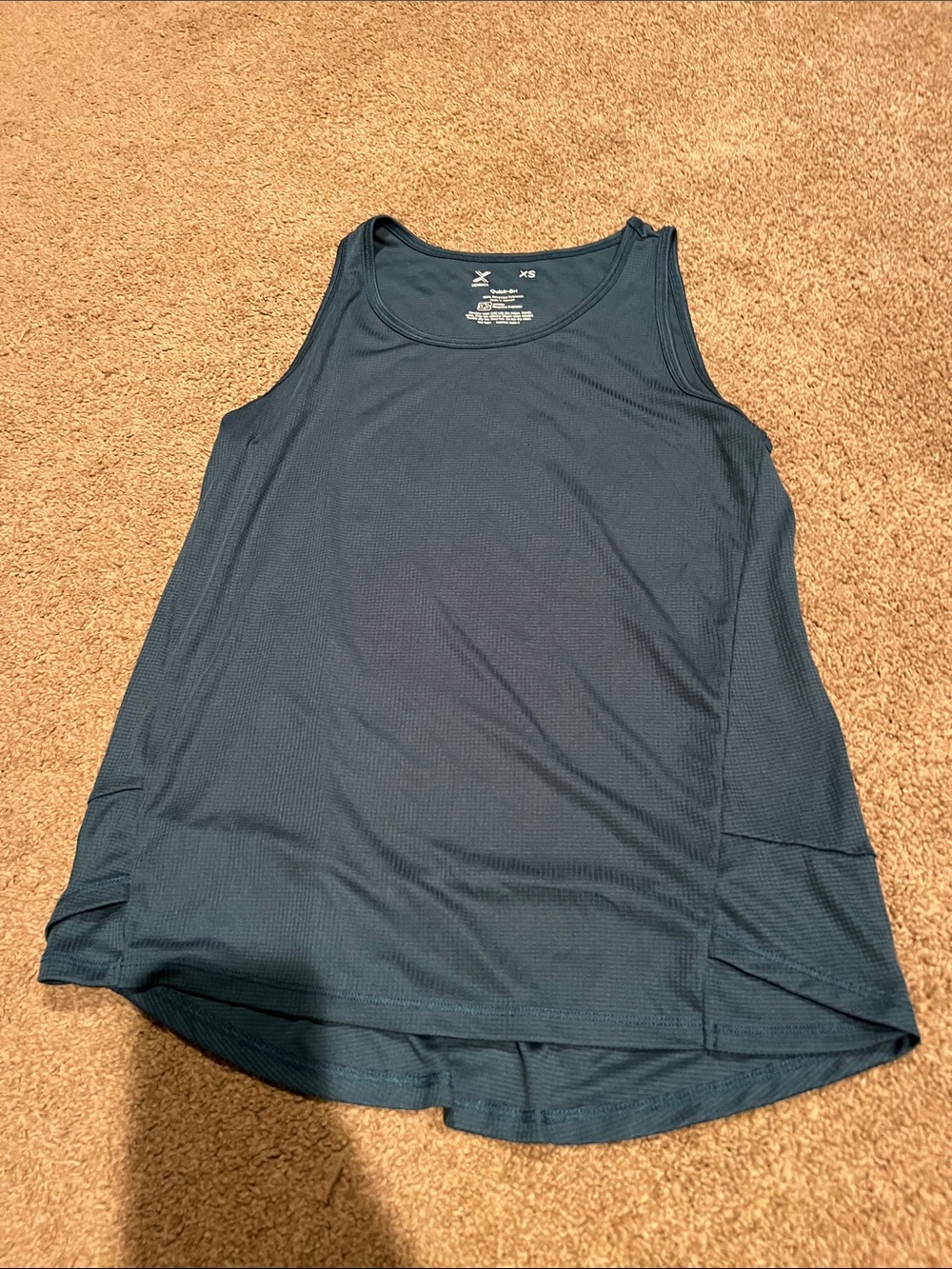 Xersion Slate Blue Athletic Tank Top